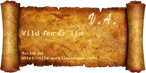 Vild Aurélia névjegykártya